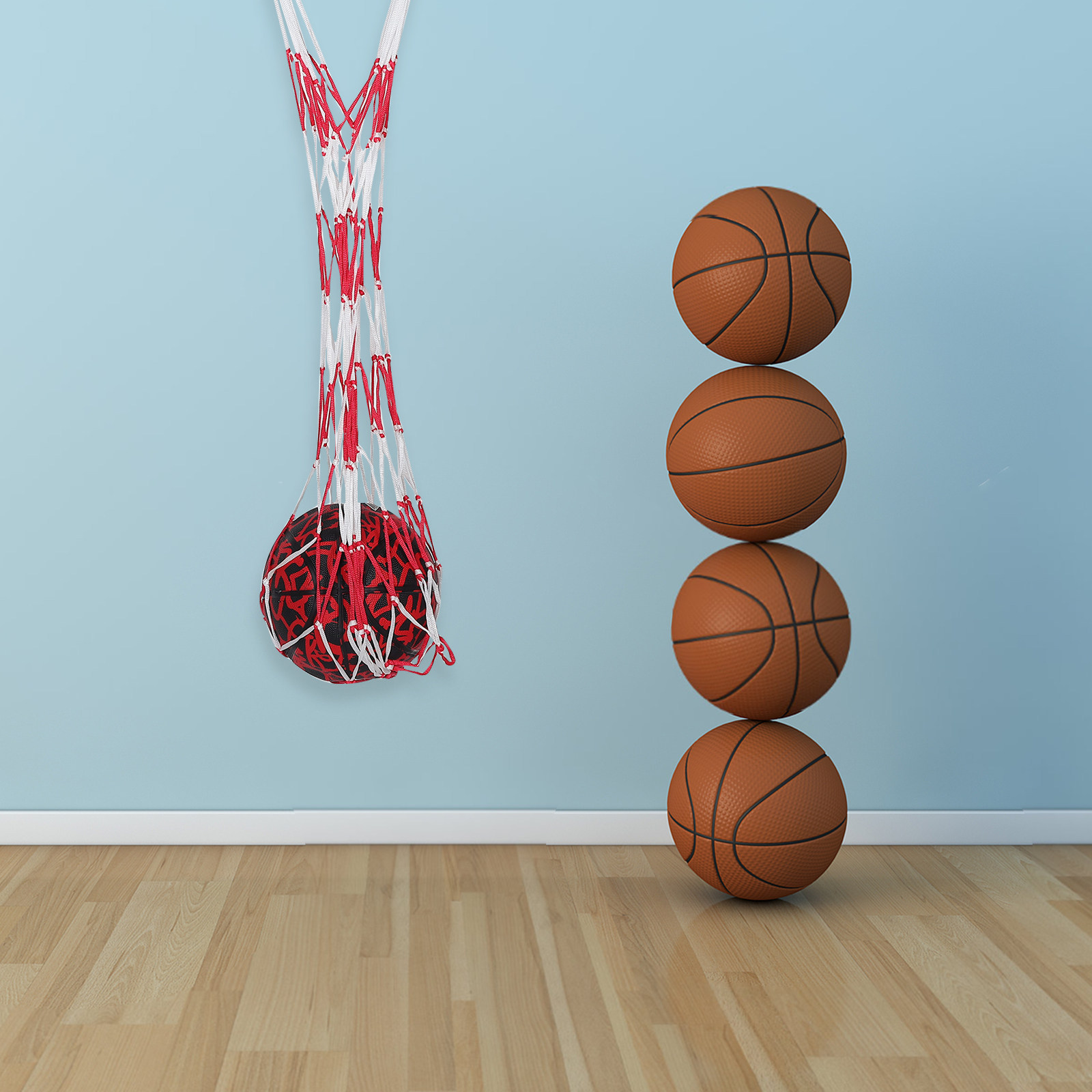 Gym Ball - Сетчатая сумка для хранения спортивных мячей,