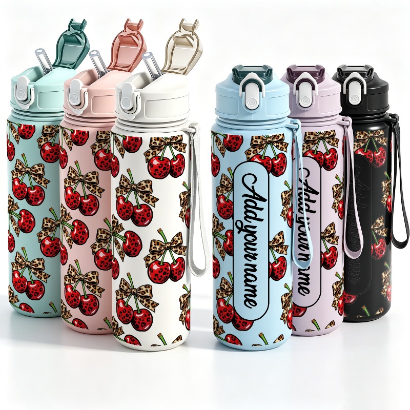 Sports Water Bottle Insulated - Персонализированная большая пластиковая бутылка для воды