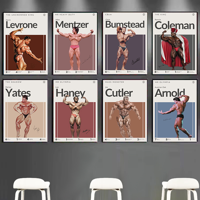 Sports Equipment Poster - Мотивация Бодибилдер Плакат Bumstead Coleman Mr