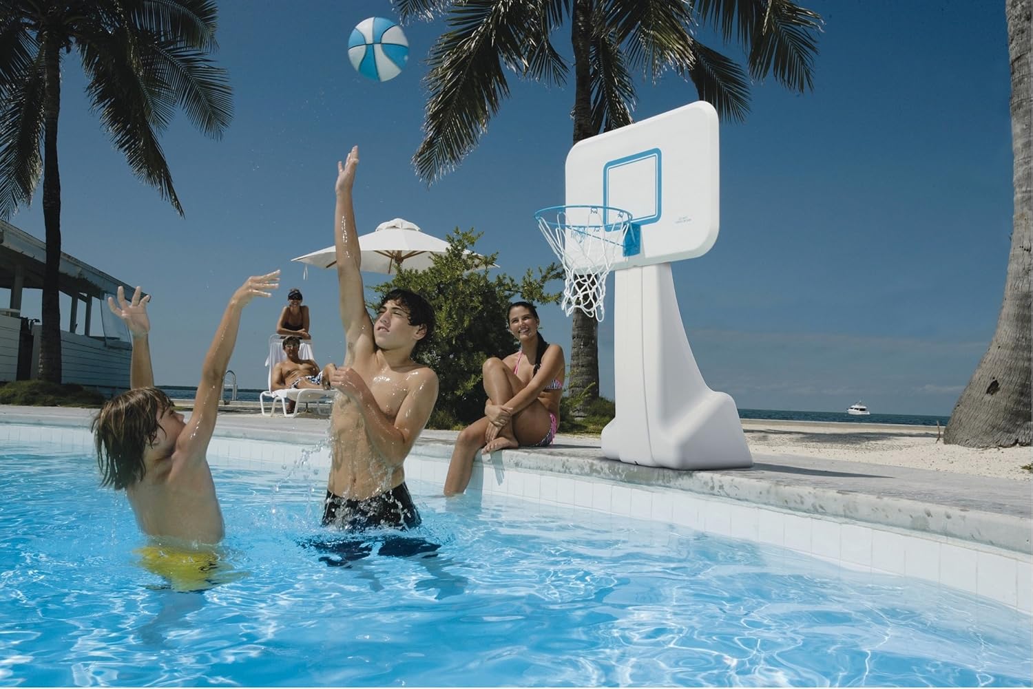 Набор для баскетбола у бассейн – обзор и цена Basketball Hoop