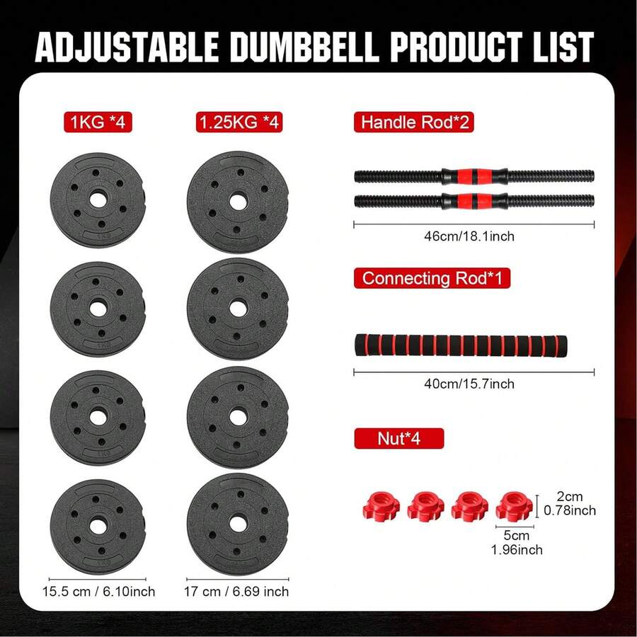 Набор свободных гантелей весом – обзор и цена Dumbbell Set