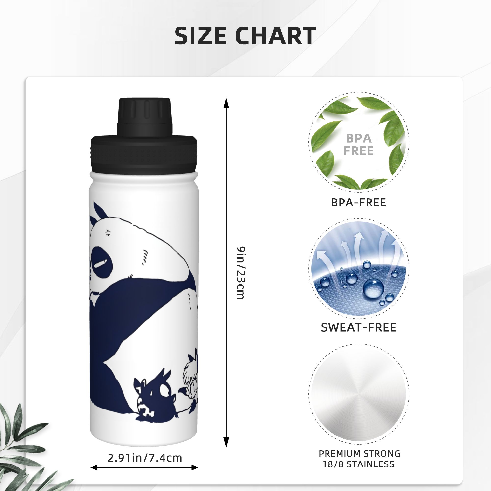 Термокружка Ranma 1/2, японско – обзор и цена Sports Water Bottle Insulated